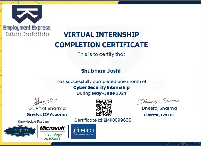 Certificate 1